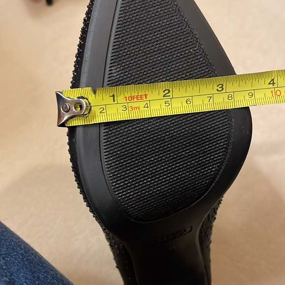 TOP MODA BLACK BEADED BOOTIE size 9 - Picture 11 of 13